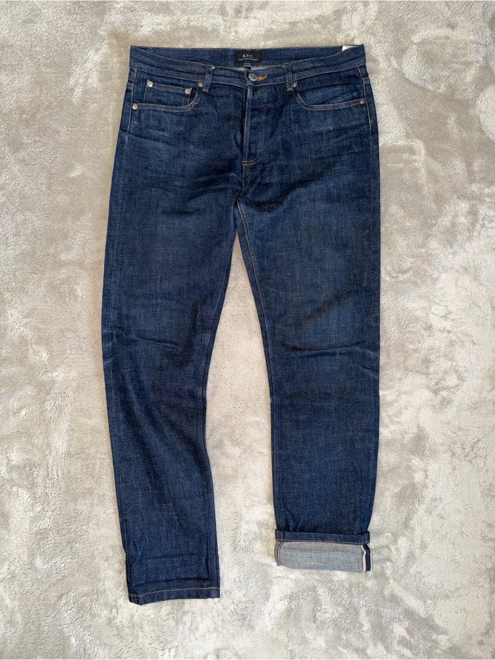 A.P.C. Petit New Standard Japanese Raw Selvedge Denim Button-Fly Jeans 30x30